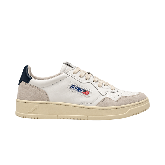 Autry Medalist Low | Bianco / Blu Navy