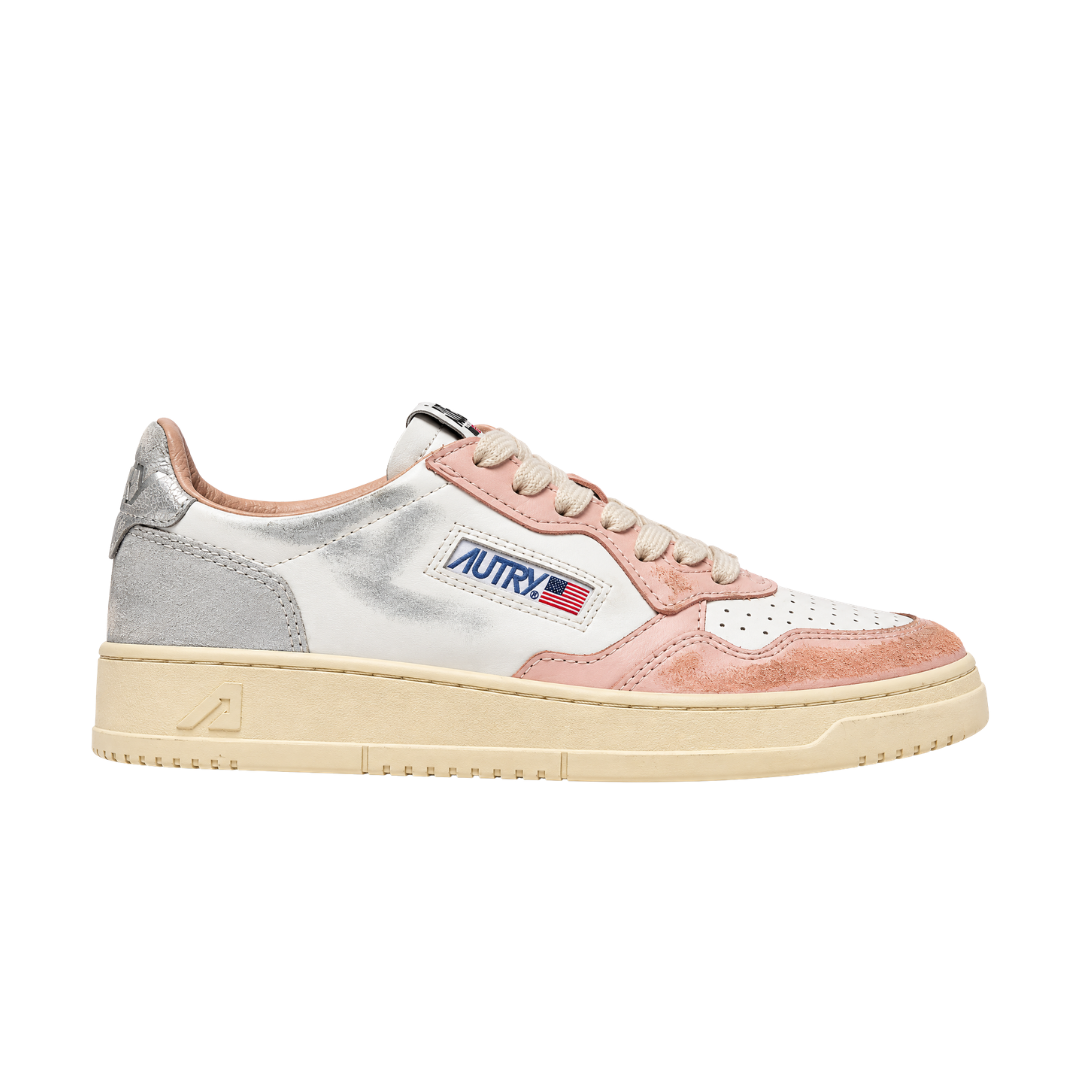 Autry Super Vintage Low Bianco / Rosa