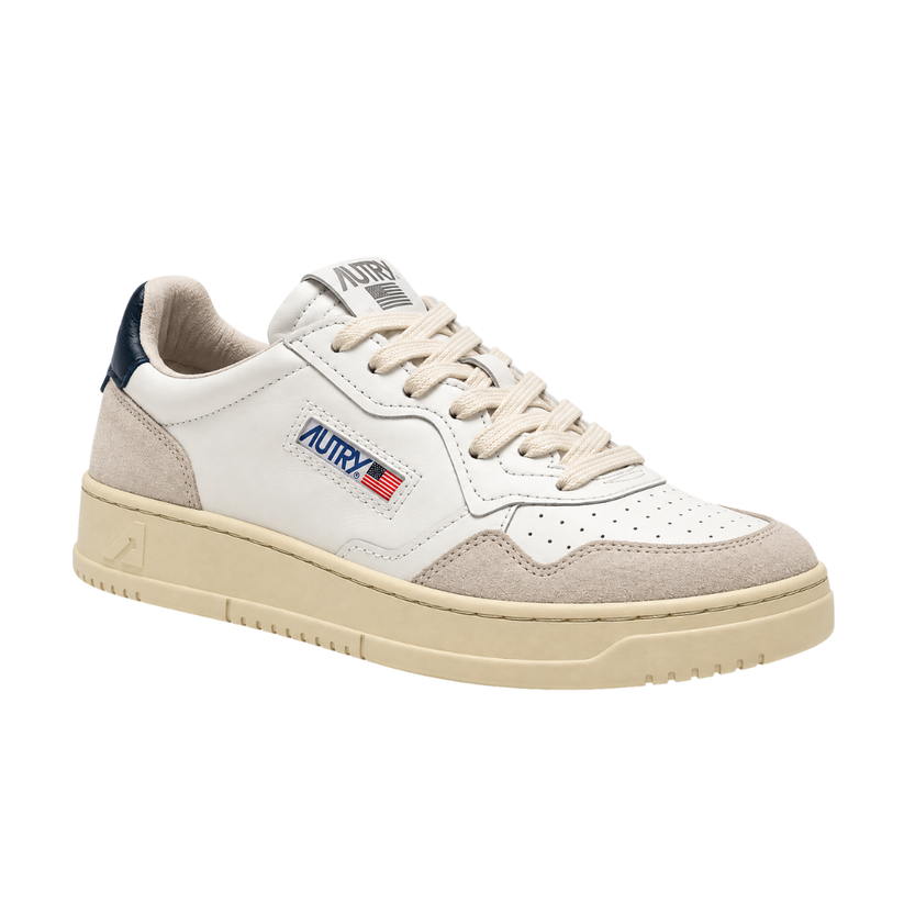 Autry Medalist Low | Bianco / Blu Navy