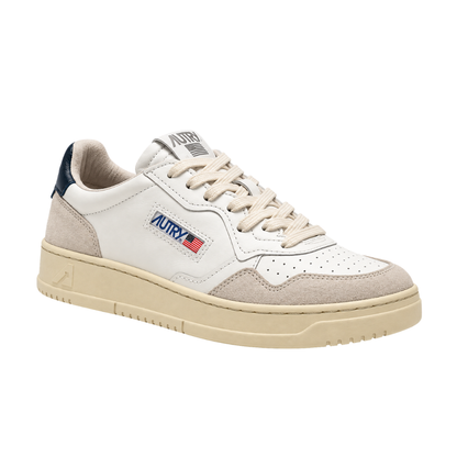 Autry Medalist Low | Bianco / Blu Navy