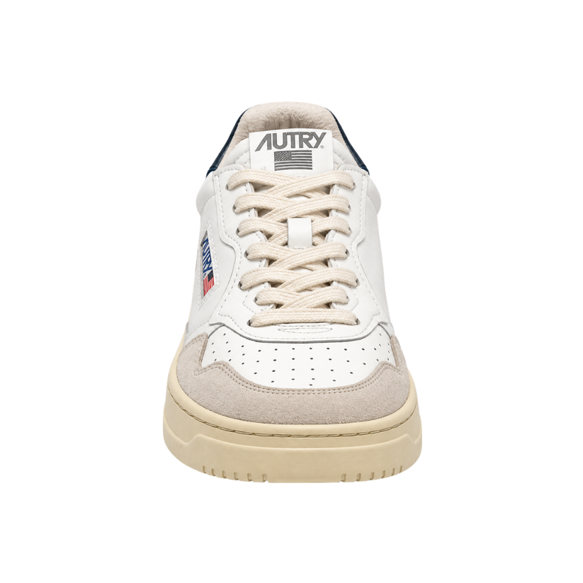 Autry Medalist Low | Bianco / Blu Navy
