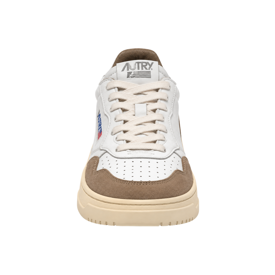 Autry Medalist Low Bianco / Cuoio