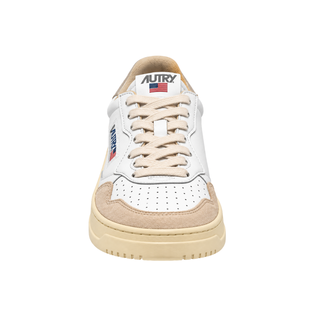 Autry Medalist Low Bianco / Beige / Oro